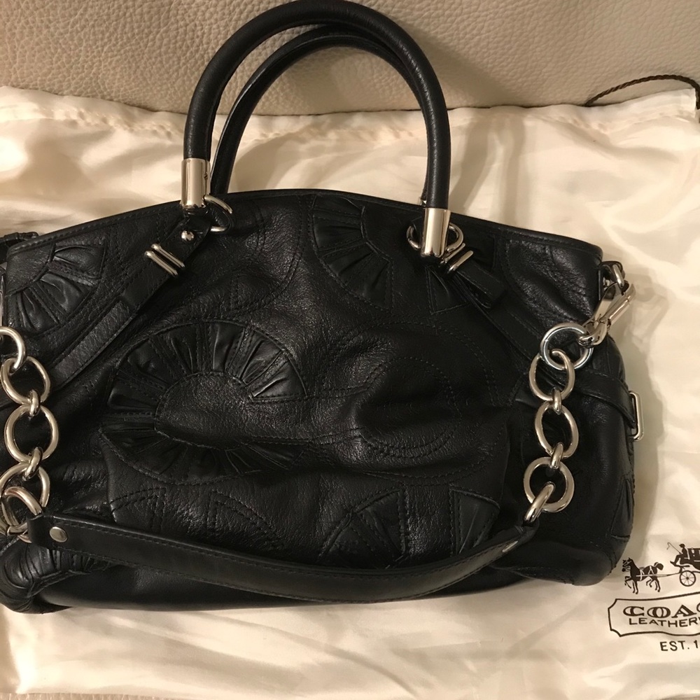 Coach Signature C Embossed leather handbag - Picture 7 of 16